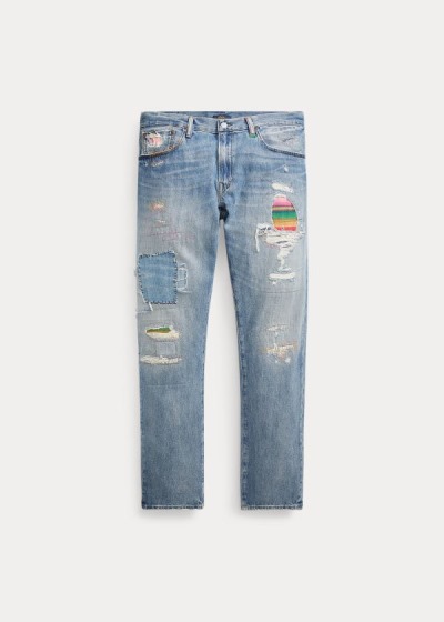 Polo Ralph Lauren Sullivan Slim Repaired Jeans Herre Danmark (JUHYL2903)